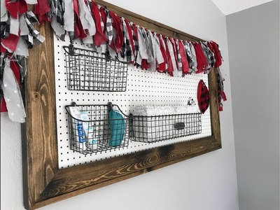 Pegboard Organizer with French Cleat Mount