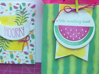 Stampin' Up! June Paper Pumpkin 2017 One In A Melon