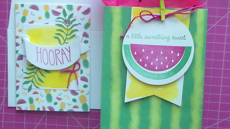 Stampin' Up! June Paper Pumpkin 2017 One In A Melon