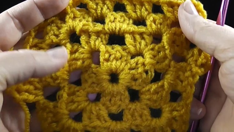 The Basic GRANNY SQUARE for beginners, by Bonnie Barker