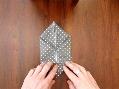 The Envelope - Pocket Square Folding - Origami Inspired Design for Rectangle Handkerchief