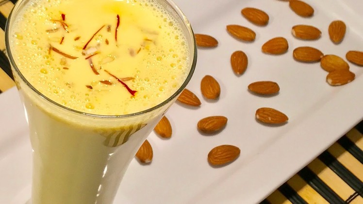 Badam Milk Recipe in Tamil | Badam Paal | How to make Almond Milk