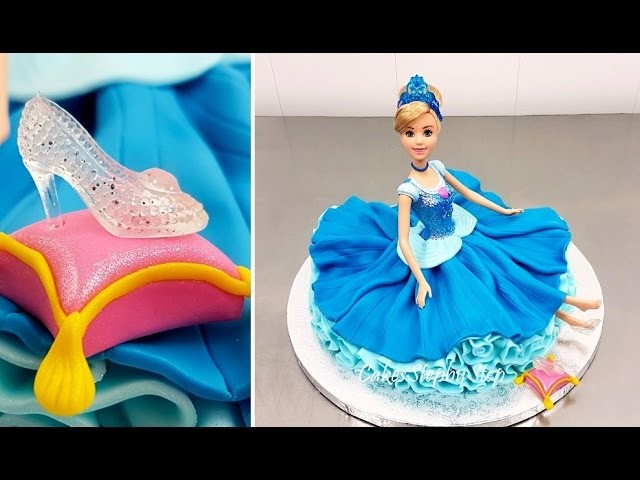 Disney Princess Cinderella Doll Cake How To Make by Cakes StepbyStep