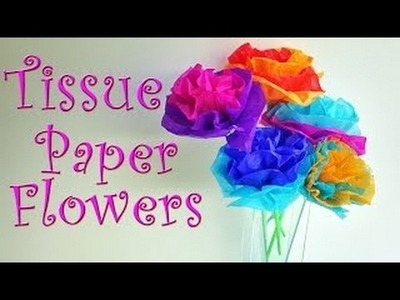 DIY crafts: How to make tissue paper flowers EASY! Ana | DIY Crafts.