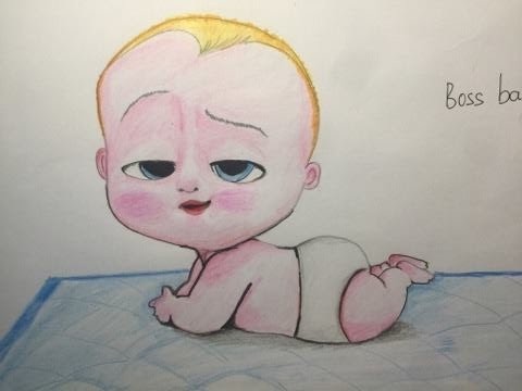 Drawing : How to Draw Boss Baby Step by Step! Boss baby so lovely