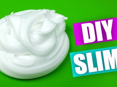 EASY FLUFFY SLIME! How To Make Fluffy Slime Without Borax