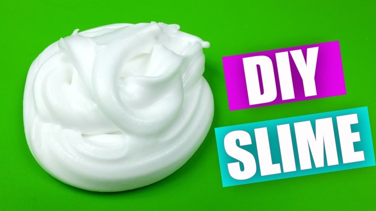 EASY FLUFFY SLIME! How To Make Fluffy Slime Without Borax