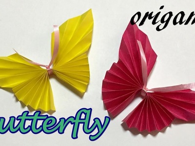 Easy origami butterfly instructions step by step | How to make a paper butterfly one piece of paper