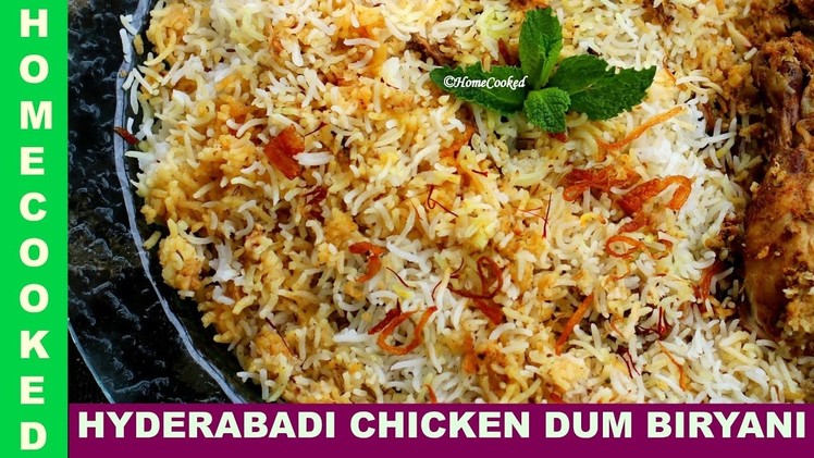 [ENG]Hyderabadi Chicken Dum-Biryani | Step by Step | Quick and Easy Way to Cook |