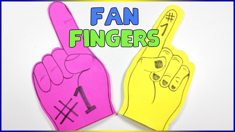 Fan Fingers DIY | How To Make Number One Fan Finger | Sparkly Minnie Mouse Phone Case