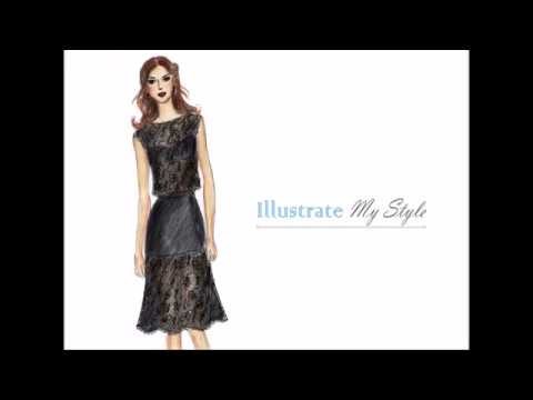 Fashion Illustration Tutorial - How to Draw Lace for Beginners