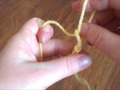 Finger Knitting for Beginners, Lesson on Basics.
