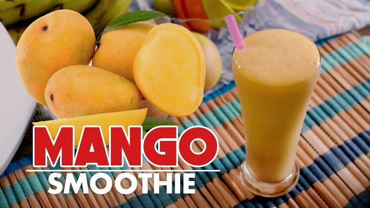 Homemade Mango Smoothie in Nepali | How to make a mango smoothie at home | Yummy Nepali Kitchen