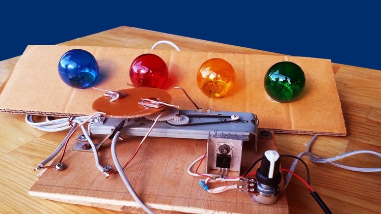 How make simple chill color bulbs circuit - my Traditional circuit