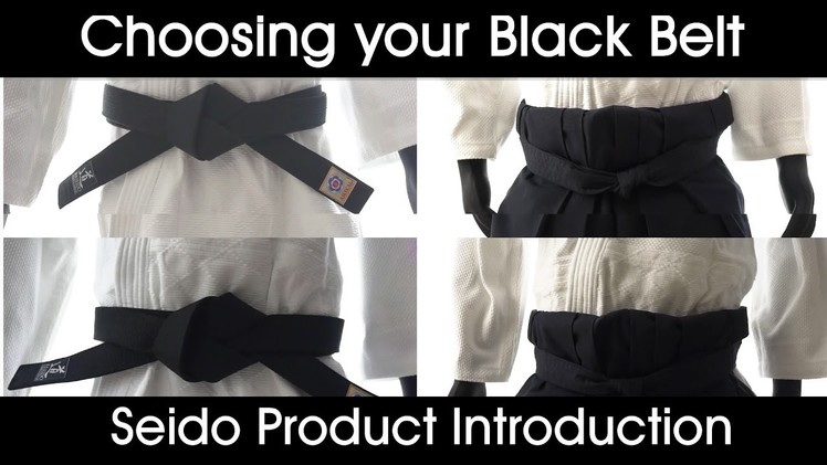 How To Choose your Black Belt [Aikido.Jujutsu] - Seido Product Introduction W.Subtitles