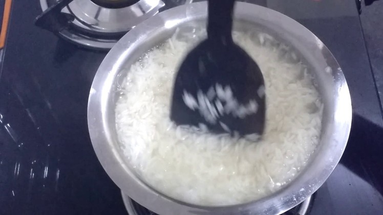 How to Cook Basmati Rice in open pan