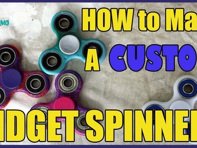 How to CUSTOMIZE YOUR FIDGET SPINNER! UNICORN SPINNER!