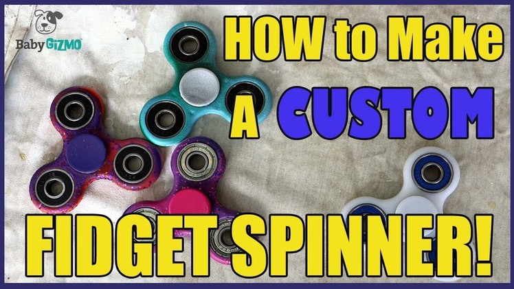 How to CUSTOMIZE YOUR FIDGET SPINNER! UNICORN SPINNER!