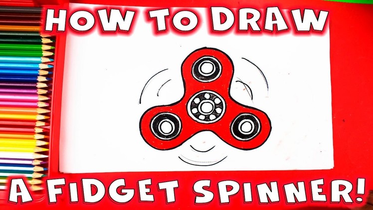 How to Draw a Fidget Spinner Step by Step