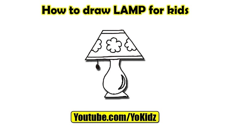 How to draw LAMP for kids
