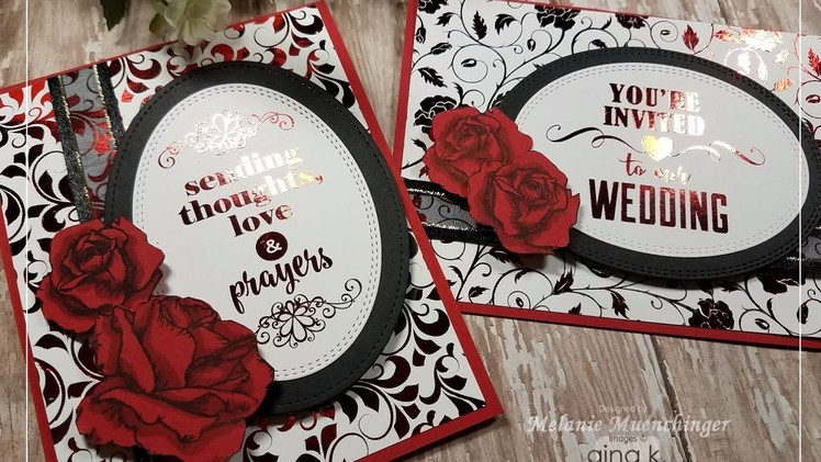 How to Foil with Gina K. Designs Stamps and Foil-Mates