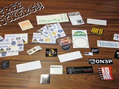 HOW TO GET FREE STICKERS!!!!
