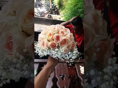 How to make a bouquet of roses