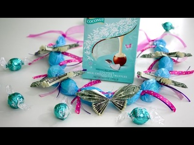 How to Make a Butterfly Money Lei for Graduation using Candy