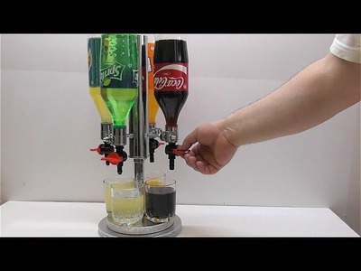 How to make a dispenser for Coca Cola Fanta Schweppes Sprite
