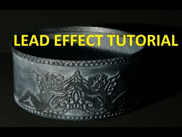 How To Make A Fake Aged Lead.Pewter Effect