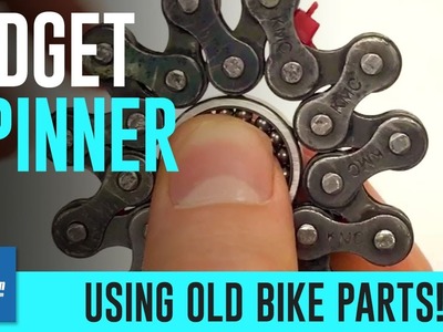 How to make a fidget spinner using old bike parts
