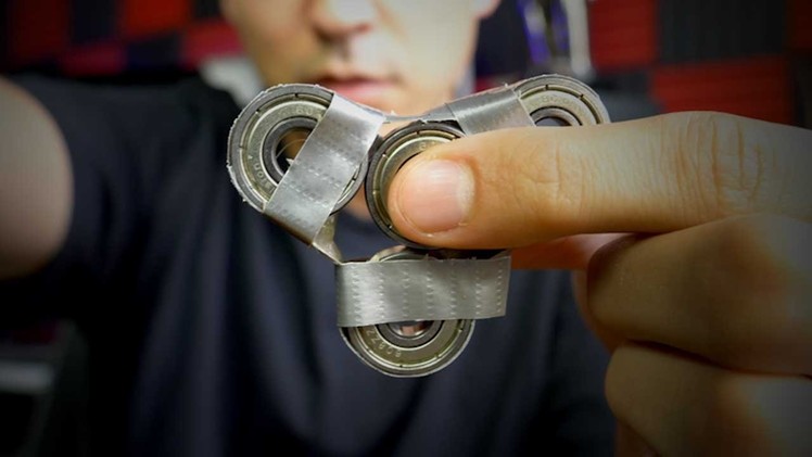 How to Make a Fidget Spinner with Duct Tape  (and burn it with thermite)