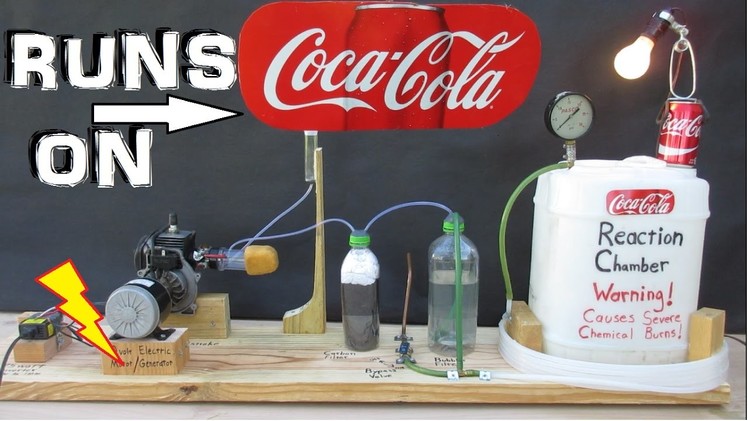 How To Make A Generator That Runs On Coca-cola! (Experiment!)