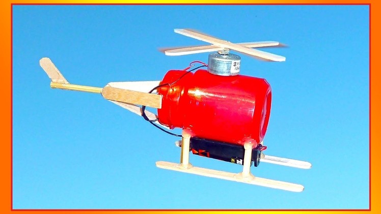 █ How to Make a Helicopter - Electric Helicopter █