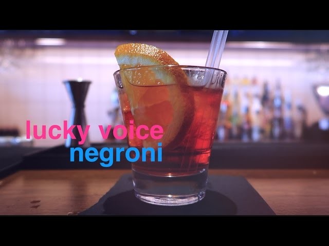 How To Make A Negroni Cocktail | Lucky Voice