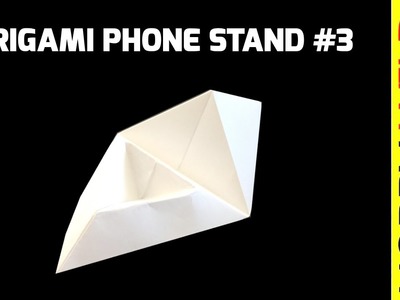 How To Make A Paper Phone Stand: Phone Holder Design #3 (Origami)