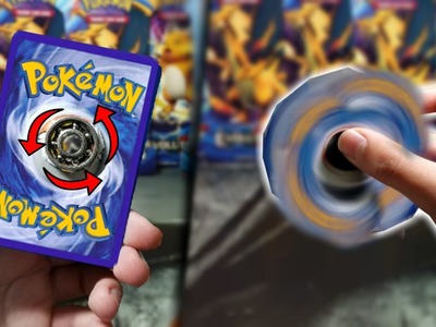 How To Make a Pokemon Card Fidget Spinner!