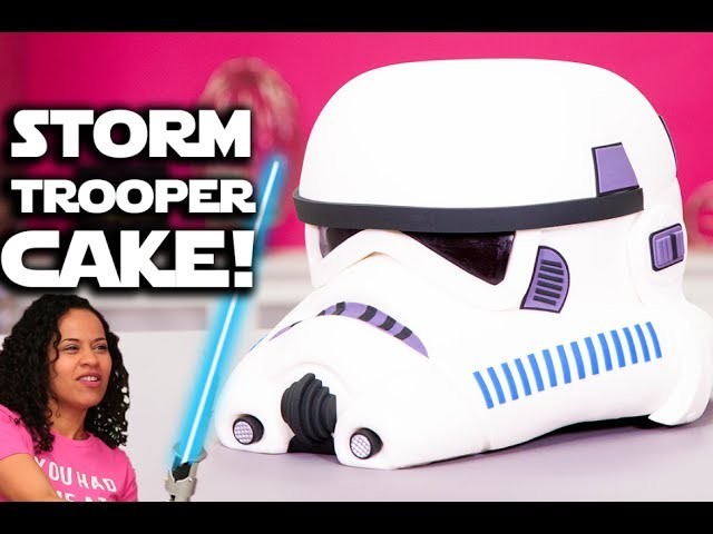 How To Make a Realistic STORMTROOPER HELMET Out Of CHOCOLATE CAKE! Just Like In STAR WARS!