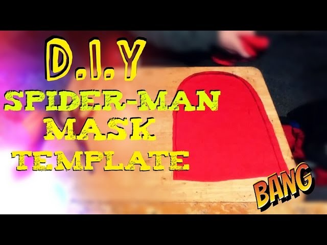 How to Make A Spider-Man Mask Template | Drawing & Cutting the Pattern |