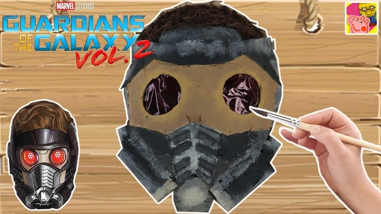 How To Make A Star Lord Mask From Guardians Of The Galaxy ???? Paper mache crafts ???? Crafty Kids