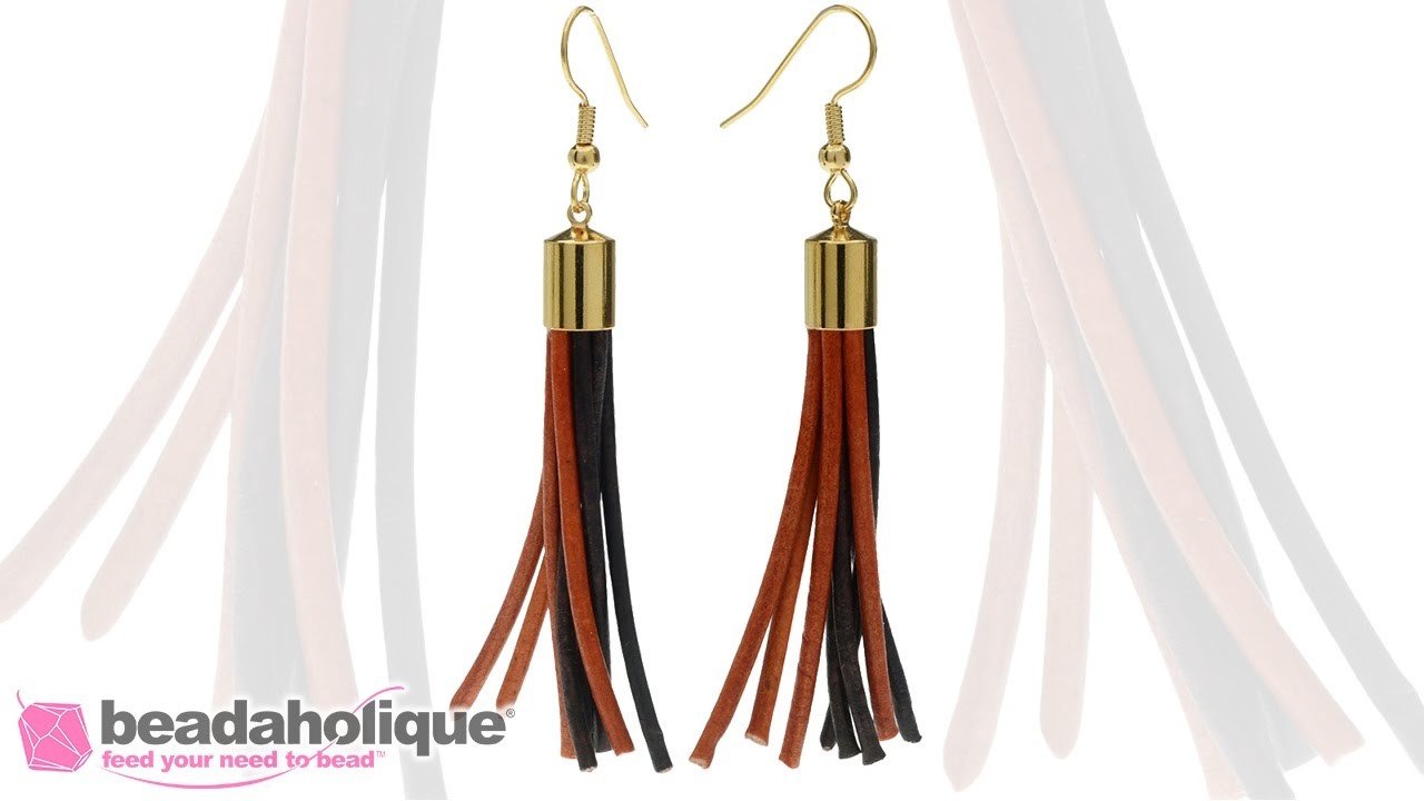 How to Make a Tassel with Round Leather Cord