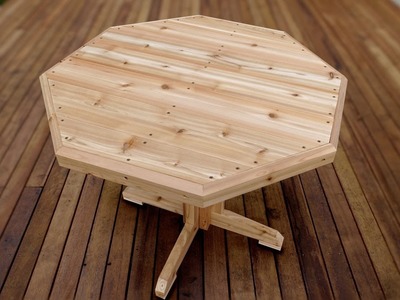 How To Make A Wooden Patio Table