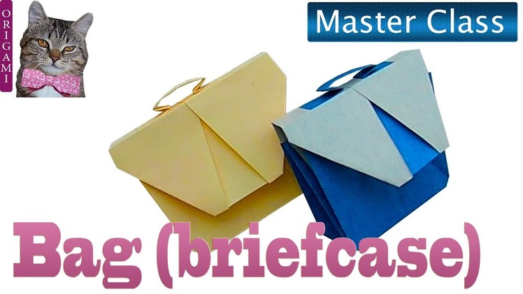 How to make an origami bag (briefcase). Master Class: Handmade Bag