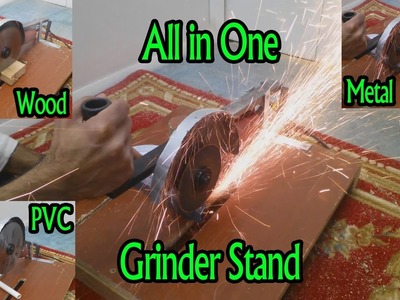 How To Make Angle Grinder Stand | Angle Grinder Hacks | All in One Saw Stand | Homemade
