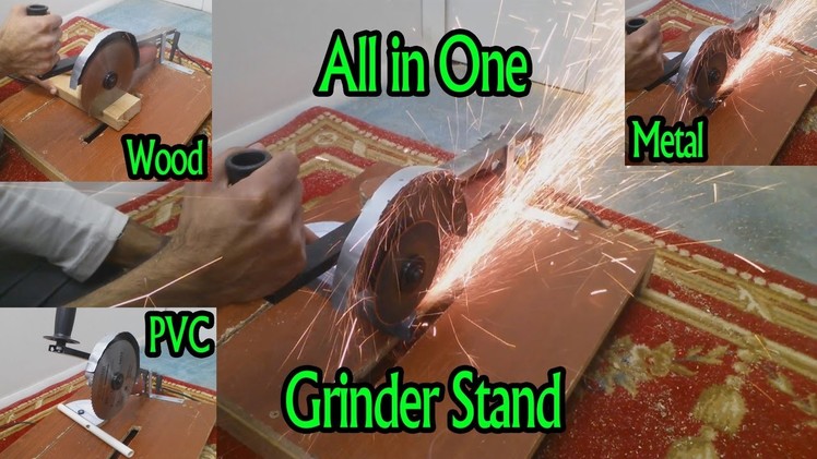 How To Make Angle Grinder Stand | Angle Grinder Hacks | All in One Saw Stand | Homemade