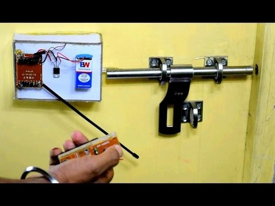How to Make Automatic Door Lock.Unlock System at Home