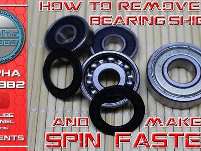 How to Make Bearings Spin Faster   How To Remove Bearings Shield for Fidget Spinner