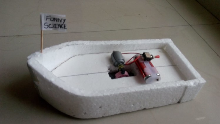 How to make Boat with power wheel