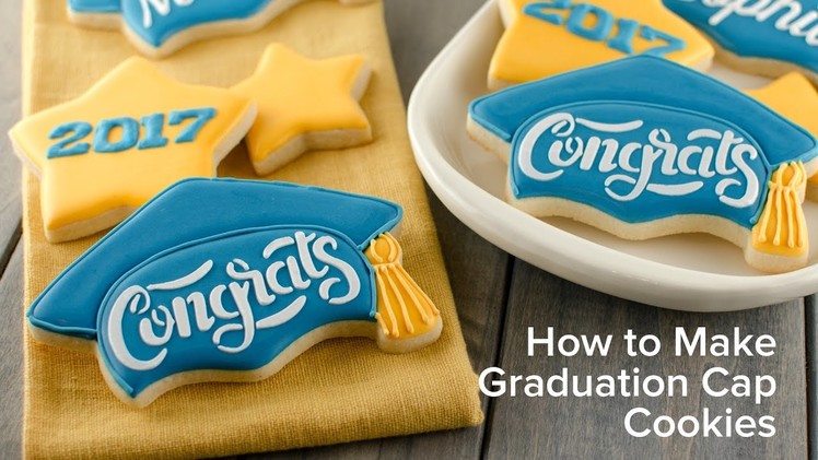 How to Make Graduation Cap Cookies