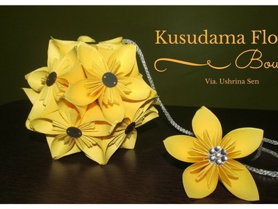 How To Make Kusudama Flower Bouquet